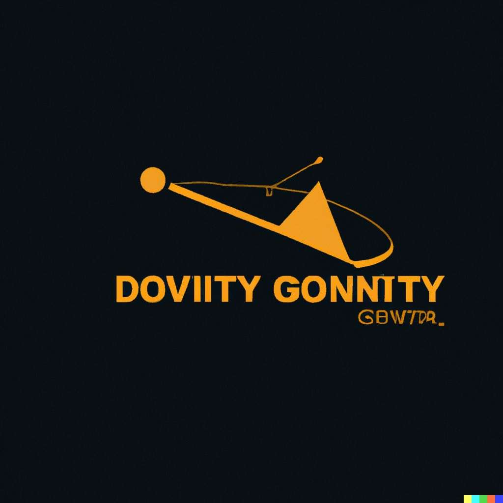 the discovery of gravity, finance company logo design